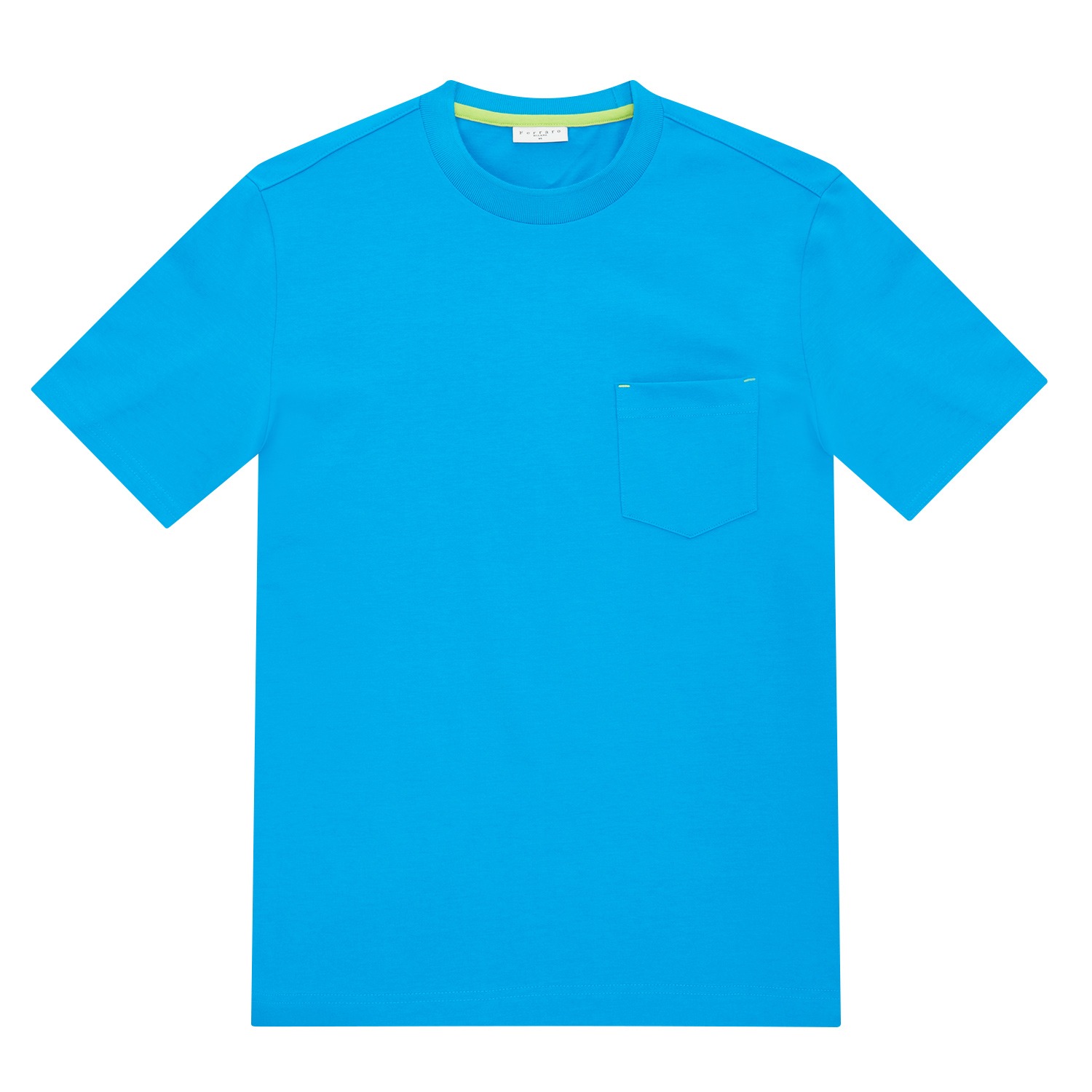 남성 라운드 반팔 티셔츠 블루 (AM0DKS20843)