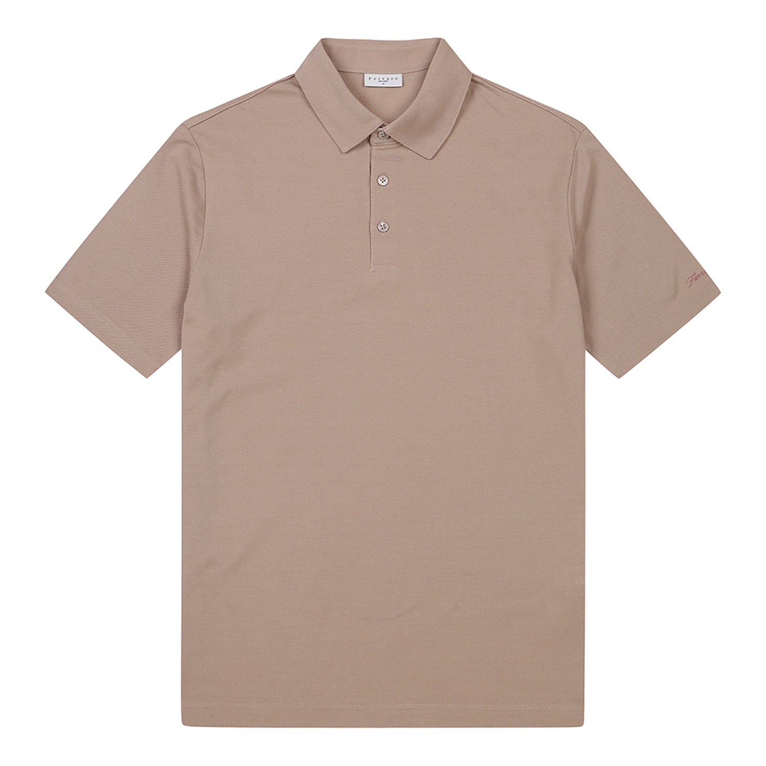 남성 베이직 피케 조직 카라 반팔 티셔츠 라이트핑크 (AEC120171)